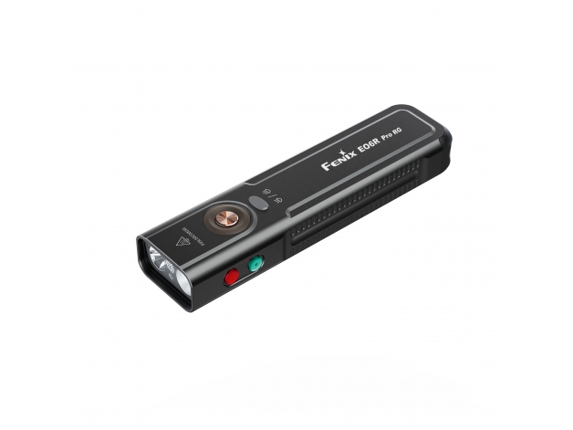 Latarka LED Fenix E06R PRO RG czarna - Zdjęcie