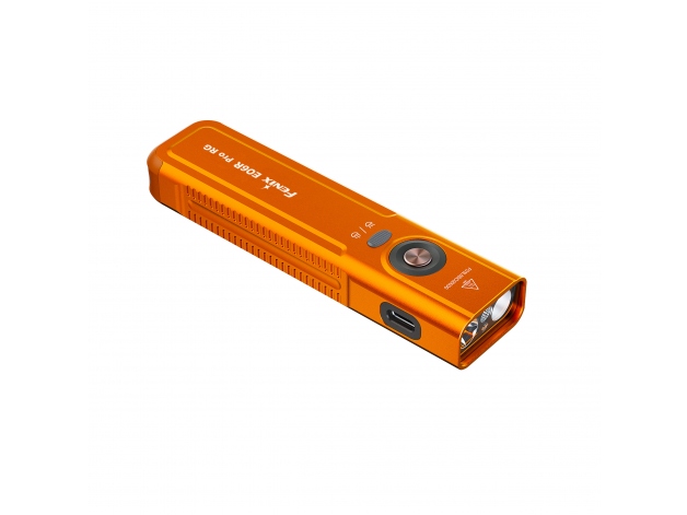 Latarka LED Fenix E06R PRO RG pomarańczowa - Zdjęcie