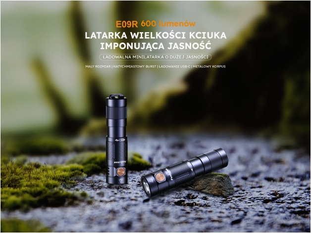 Latarka LED Fenix E09R - Zdjęcie