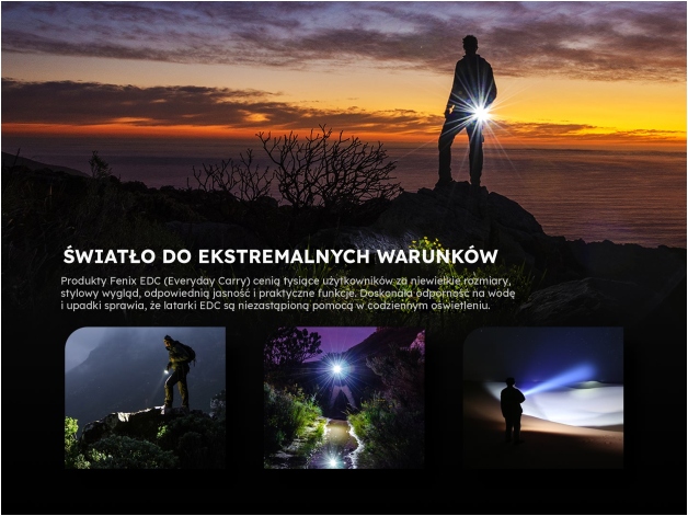 Latarka LED Fenix E09R - Zdjęcie