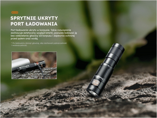 Latarka LED Fenix E09R - Zdjęcie