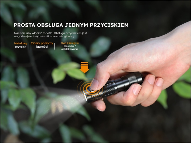 Latarka LED Fenix E09R - Zdjęcie