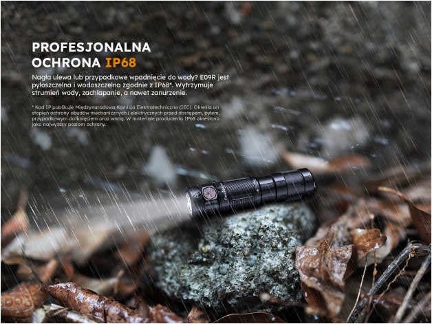 Latarka LED Fenix E09R - Zdjęcie