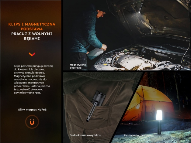 Latarka LED Fenix E35R - Zdjęcie