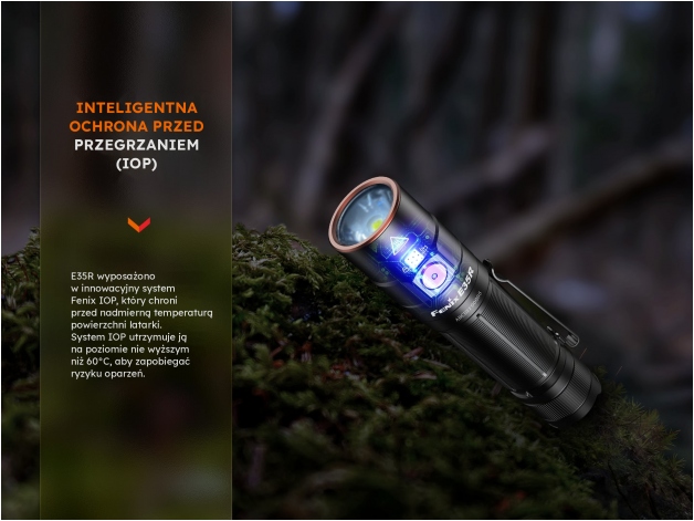 Latarka LED Fenix E35R graffiti edycja limitowana - Zdjęcie