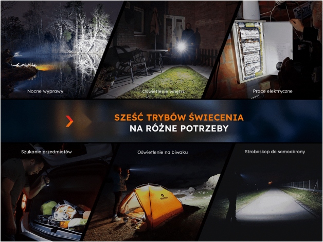 Latarka LED Fenix E35R graffiti edycja limitowana - Zdjęcie