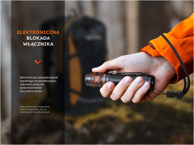 Latarka LED Fenix E35R granatowy edycja limitowana - Zdjęcie