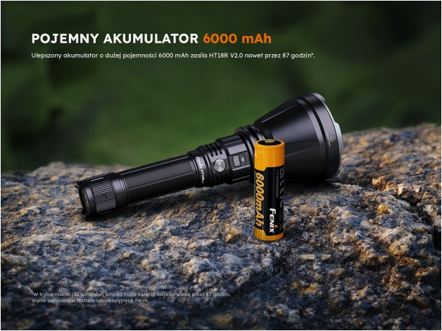 Latarka LED Fenix HT18R V2.0 - Zdjęcie