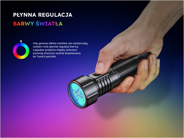 Latarka LED Fenix LD36R flame camo - Zdjęcie