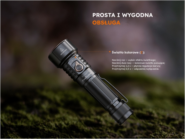 Latarka LED Fenix LD36R flame camo - Zdjęcie