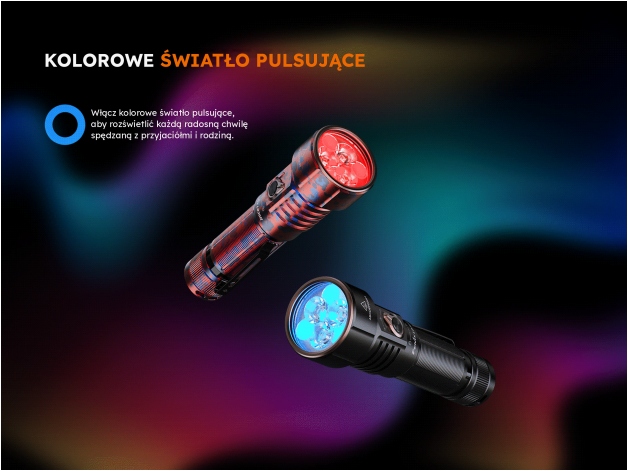 Latarka LED Fenix LD36R flame camo - Zdjęcie