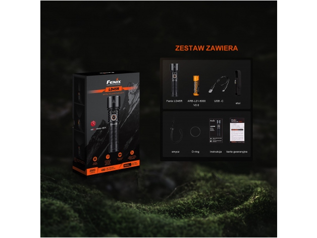 Latarka LED Fenix LD45R - Zdjęcie