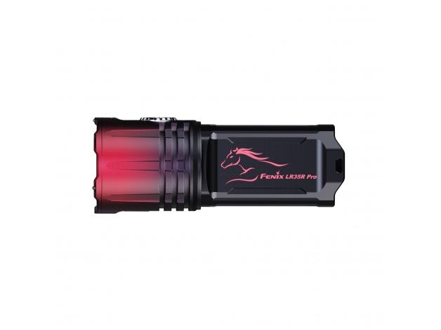Latarka LED Fenix LR35R PRO (Koń) czarna edycja limitowana - Zdjęcie