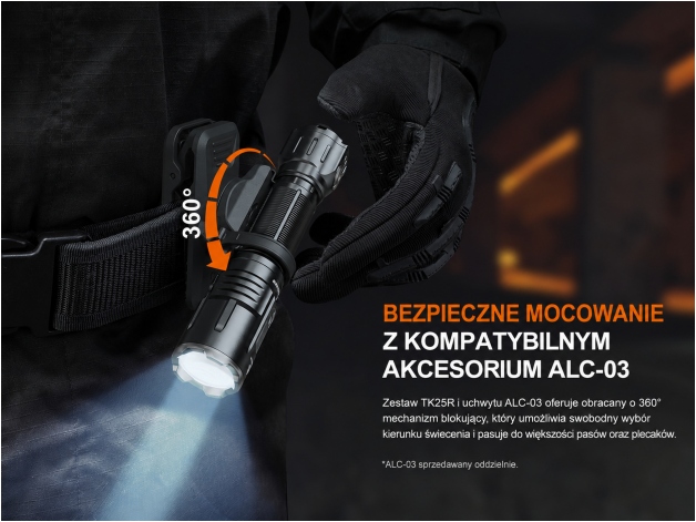 Latarka LED Fenix TK25R - Zdjęcie
