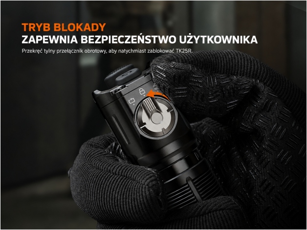 Latarka LED Fenix TK25R - Zdjęcie