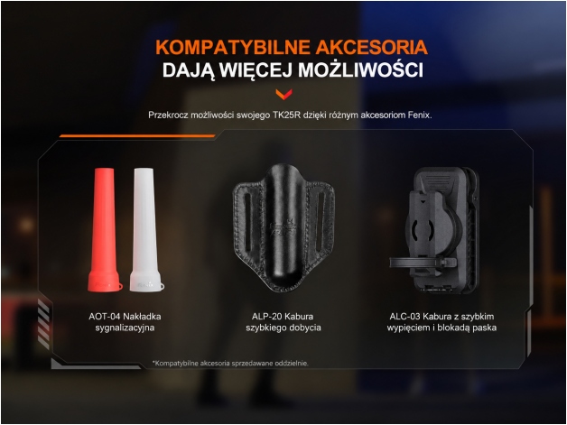 Latarka LED Fenix TK25R - Zdjęcie