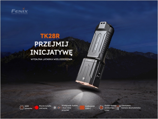 Latarka LED Fenix TK28R - Zdjęcie