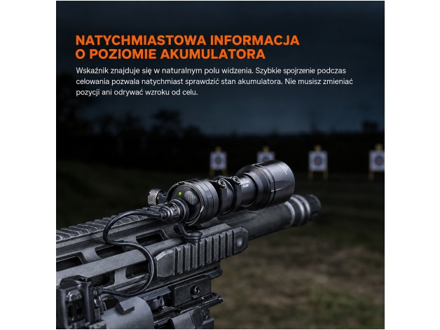 Latarka na broń Fenix GL30R - Zdjęcie