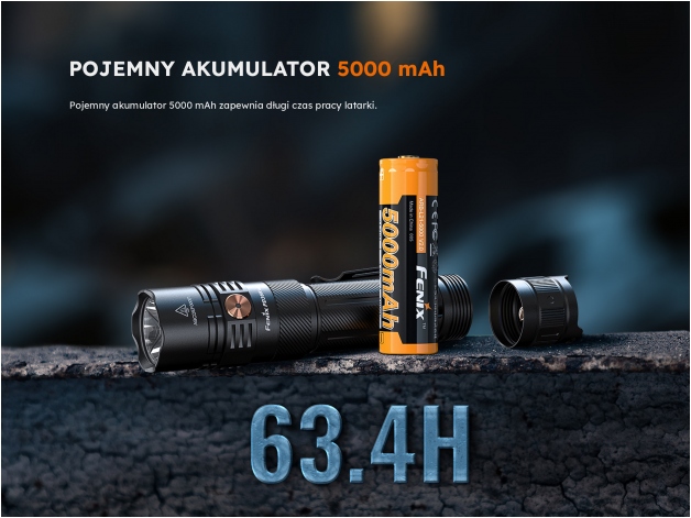 Latarka taktyczna LED Fenix PD36R ACE - Zdjęcie