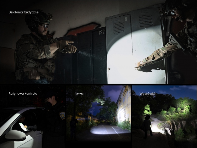 Latarka taktyczna LED Fenix PD36R ACE - Zdjęcie