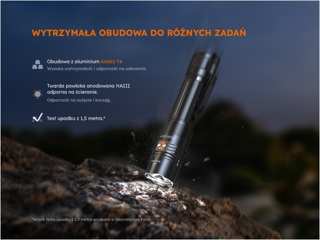 Latarka taktyczna LED Fenix PD36R ACE - Zdjęcie