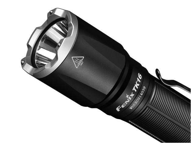 Latarka taktyczna LED Fenix TK16 V2.0 czarna - Zdjęcie
