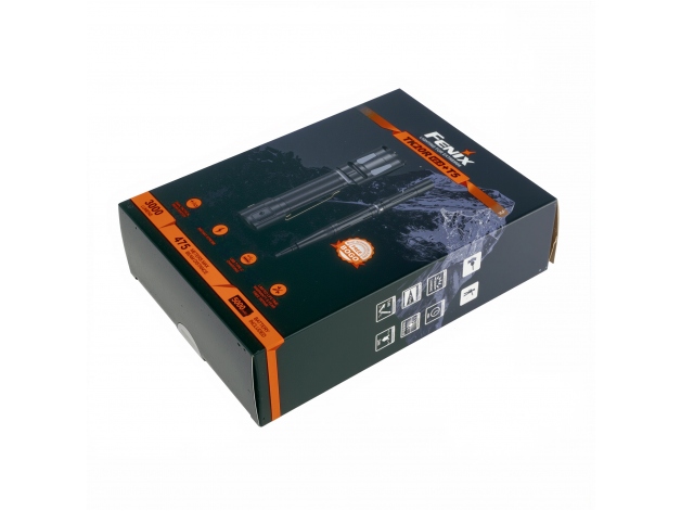 Latarka taktyczna LED Fenix TK20R V2.0 czarna plus długopis T5 gratis - Zdjęcie