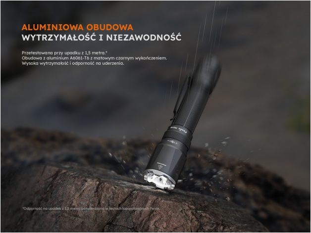 Latarka taktyczna LED Fenix TK21R khaki edycja limitowana - Zdjęcie