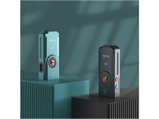 LED flashlight E06R turquoise - Photo