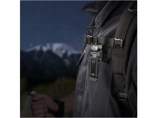 LED flashlight SW05R-RED black - Photo