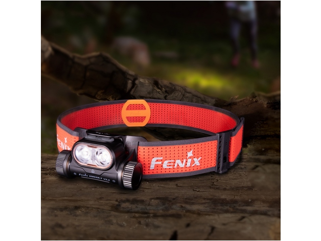 Zestaw latarek Fenix HM65R-T V2.0 czarna i E04R czarna - Zdjęcie