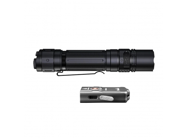 Zestaw latarek LED Fenix PD36R Pro i E03R V2.0 szara - Zdjęcie