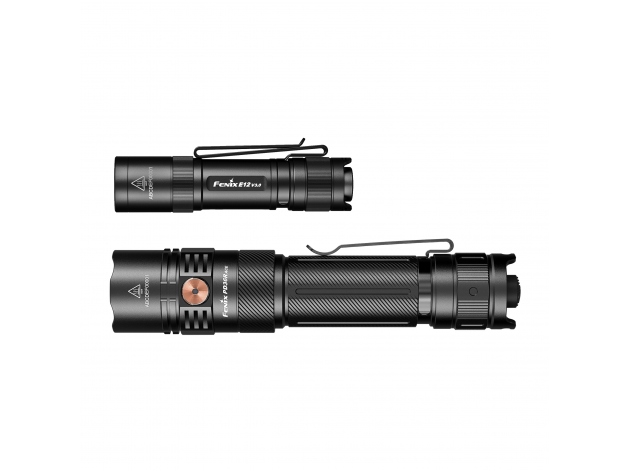 Zestaw latarka taktyczna LED Fenix PD36R ACE i latarka LED Fenix E12 V3.0 - Zdjęcie