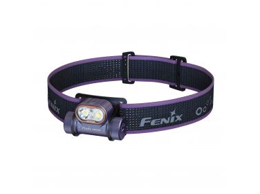 Fenic HM55R dark purple headlamp flashlight